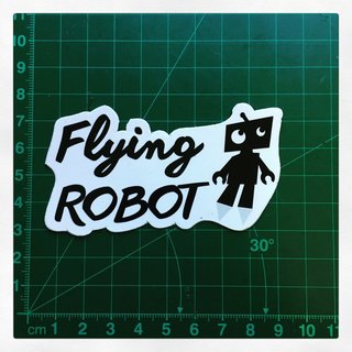 Flying Robot Stickers