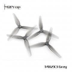 HQProp T4X2X3 (2CW+2CCW)-Poly Carbonate - Grey