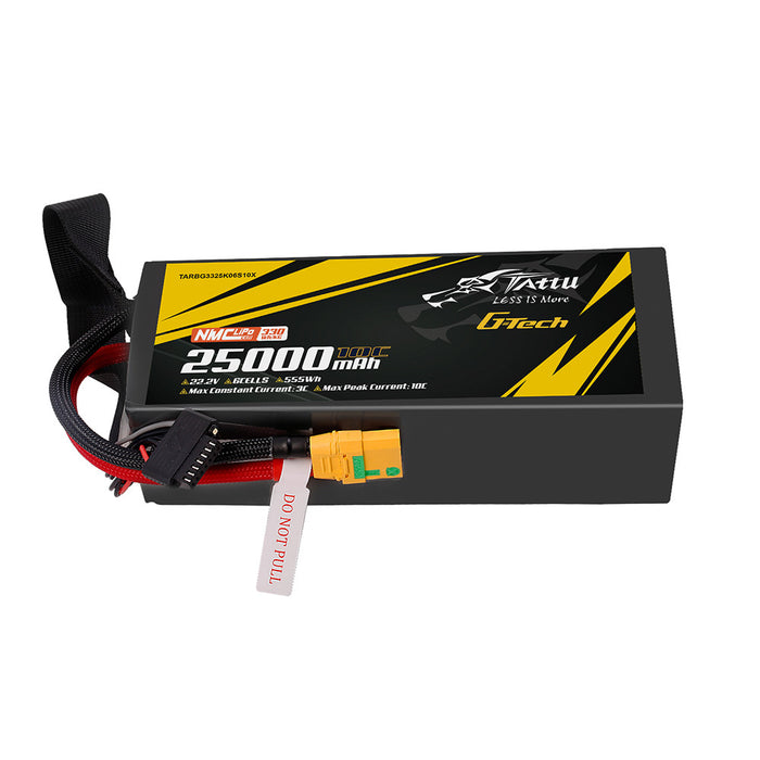 Tattu Semi-solid State 330Wh/kg 25000mAh 10C 22.2V 6S1P G-Tech Lipo Battery Pack with XT90-S plug