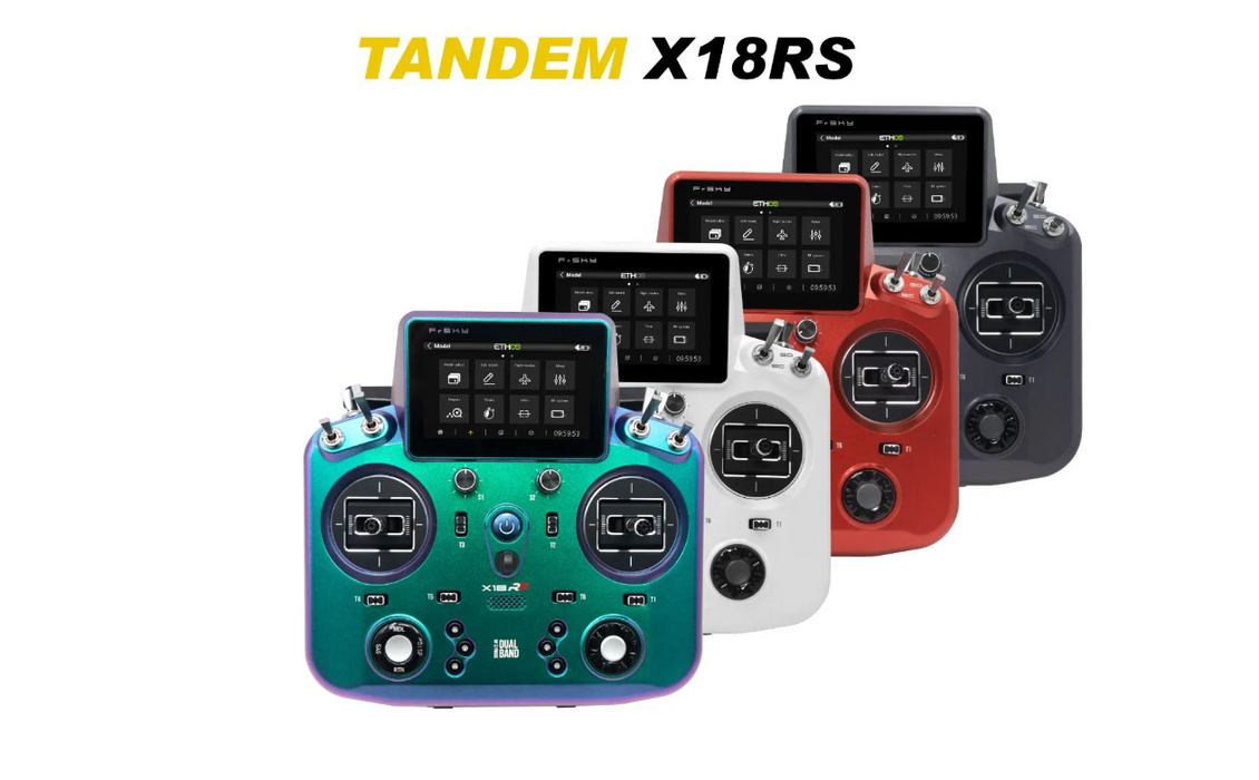 FRSKY TANDEM X18RS TX - Meteorite Grey