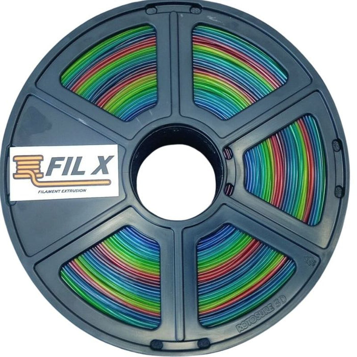 FIL-X PLA 1.75mm - TRANSCLUCENT RAINBOW