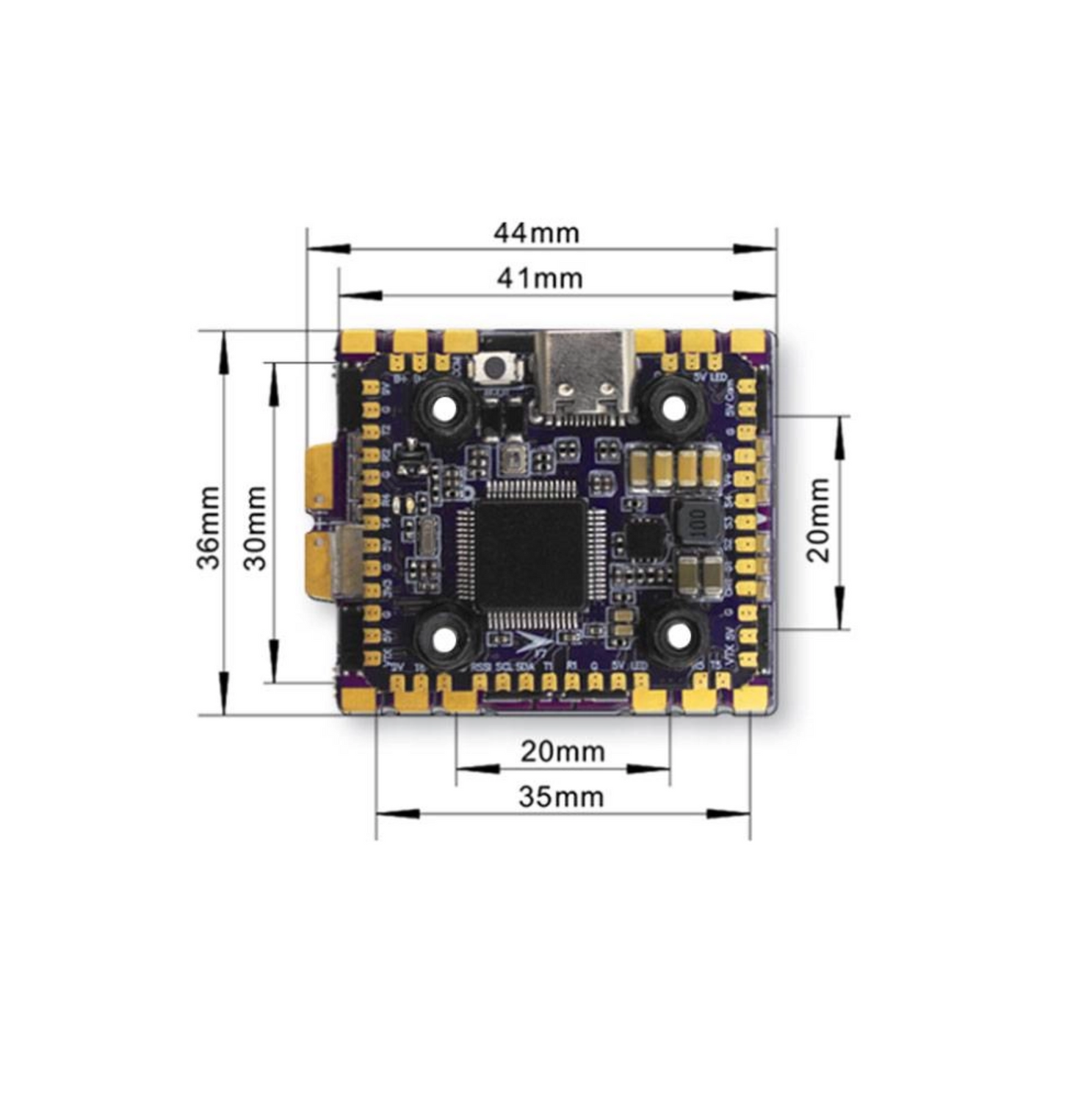 Flycolor Raptor Flycolor Raptor TR20 F7 + 4in1 45A ESC Stack — Flying Robot