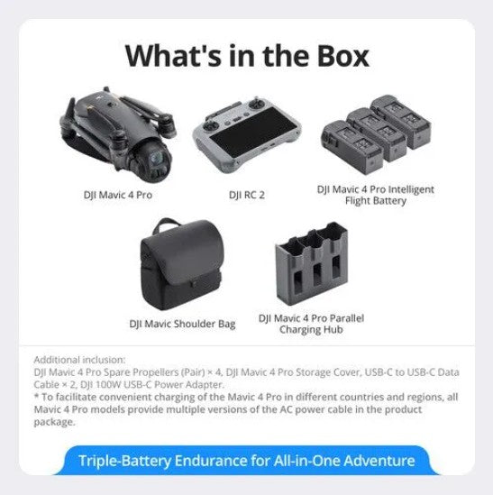 DJI Mavic 4 Pro Fly More Combo (DJI RC 2)