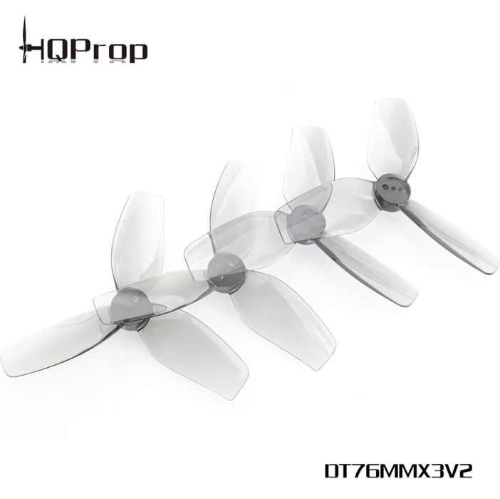 HQProp DT76MMX3 V2 for Cinewhoop (2CW+2CCW)-Poly Carbonate