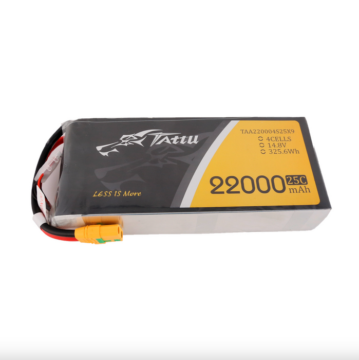 Tattu G-Tech 4S 22000mAh 14.8V 25C Lipo Battery with XT90-S