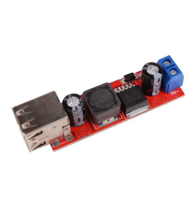 Dual Output Buck Module DC-DC Step-Down Buck Module - Dual USB 5V 3A Output — Flying Robot