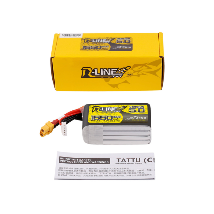 Tattu R-Line Version 5.0 1550mAh 4S 14.8v 150C