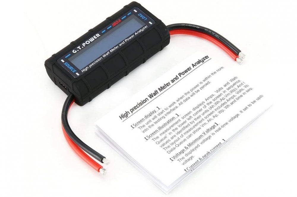 G.T. Power - 180A Watt Meter 4.8-60V