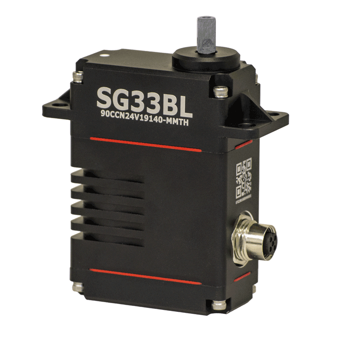 SG33BLT-CAN-12V-CIRCULAR-CONN 33mm, Waterproof, Brushless, High Torque Actuator with Circular Connector (12V)