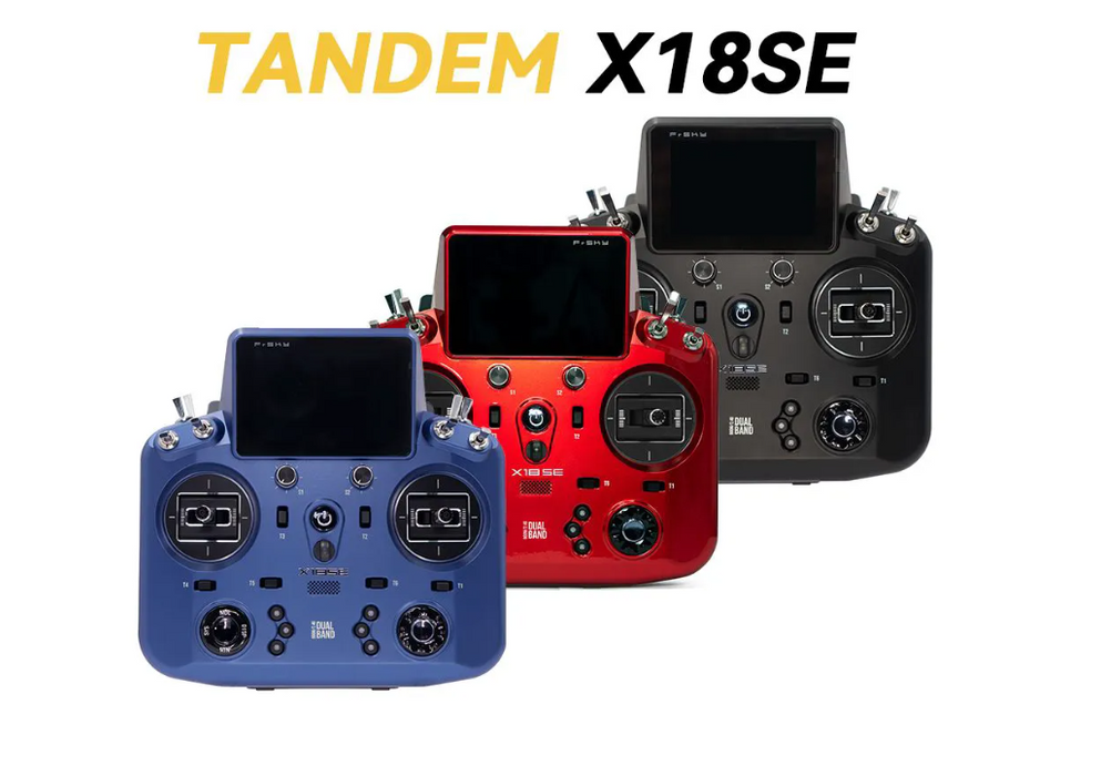 FrSky Ethos Tandem X18SE Transmitter Internal 900MHz/2.4GHz Dual-Band & External Module Bay