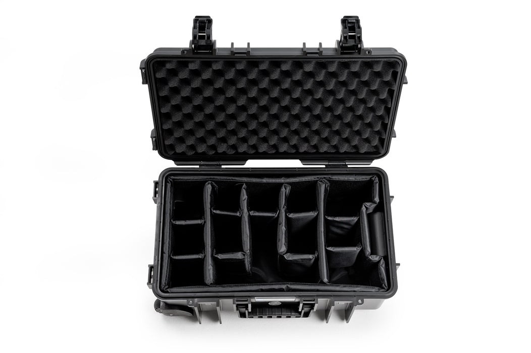 B&W 6600 Trolley Style "Carry on" Case with Foam or Dividers