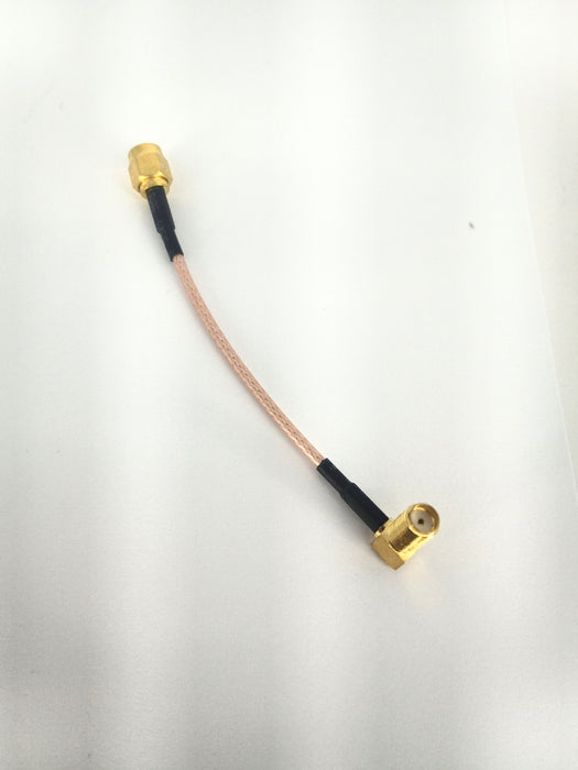 10cm Extension Cable SMA Male to SMA Female Right Angle Cable