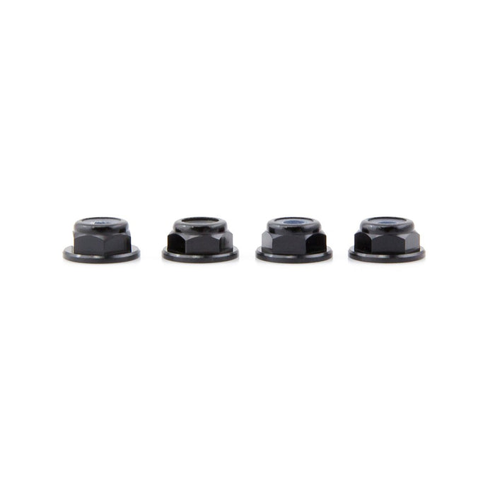 M5 Alu Loc Nuts With Flange CW (Right Hand / Normal) x 4