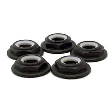 M5 Alu Low Profile Loc Nuts CW (Right Hand / Normal) x 4