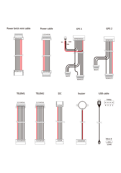 Hex Cube Cable Set