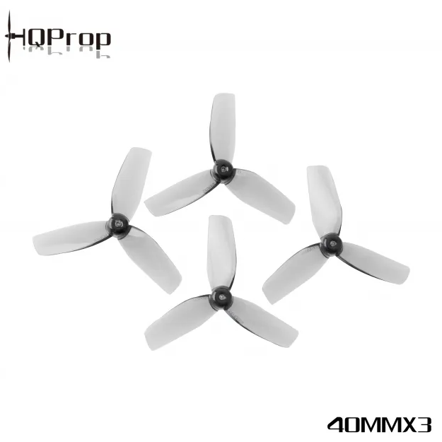 HQ Micro Whoop Prop 40MMX3 Grey (2CW+2CCW)-Poly Carbonate 40MMX3GR-PC .png