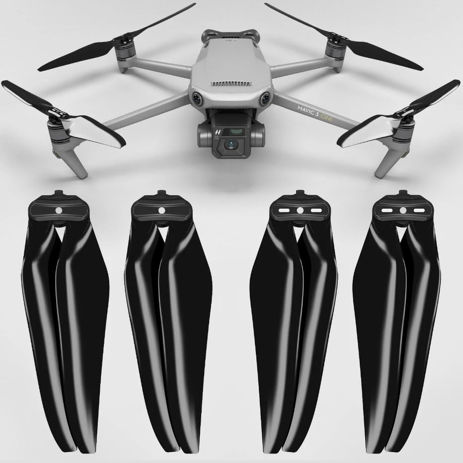 Master Airscrew DJI Mavic STEALTH Upgrade Propellers x4 Black