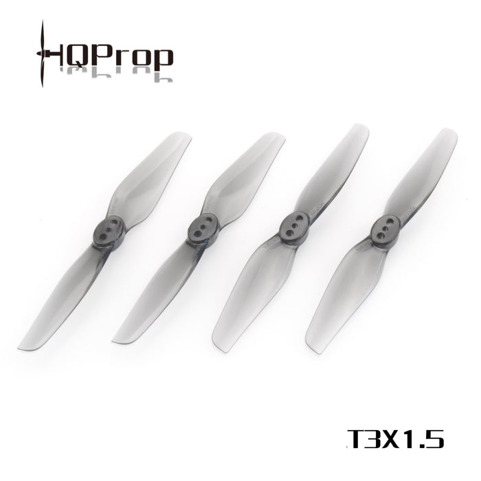HQ Durable Prop T3X1.5 Grey （2CW+2CCW)-Poly Carbonate