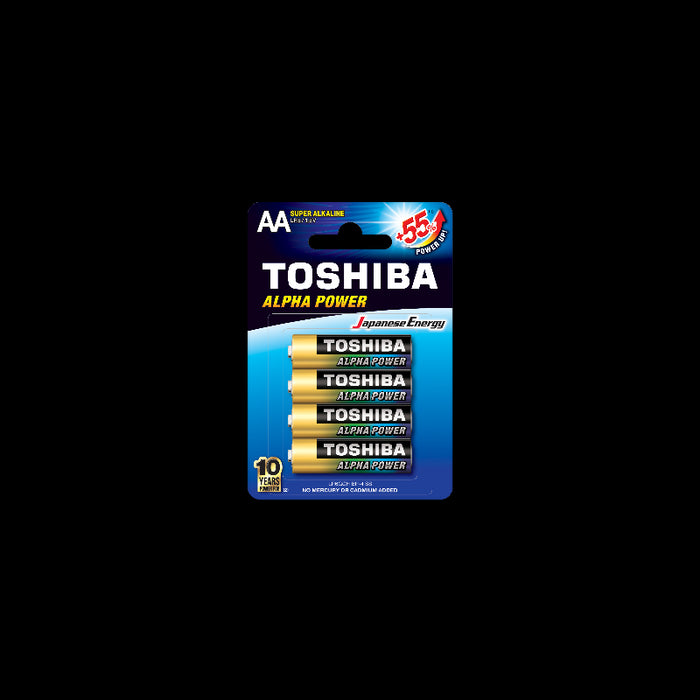 Toshiba Aplha Power AA Alkaline Batteries (4pcs)
